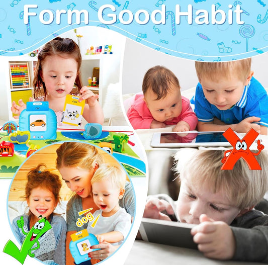 Screen-Free Talking Flash Cards - Boost Vocabulary & Pronunciation